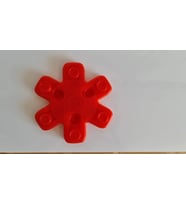 3D Baskı Ödül Mamalı Köpek ve Kedi Zeka Oyuncağı Akıllı Ödül Puzzle Kırmızı