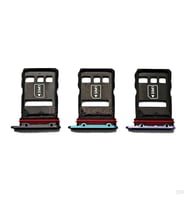 Huawei Mate 30 Pro Uyumlu Sim Kart Tepsisi (Beyaz - Gümüş)