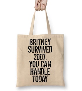 Britney Survived 2007 Bez Çanta Uzun Saplı
