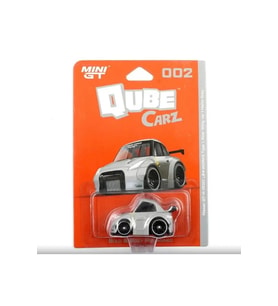 1/64 Qube Carz Serisi Nissan GT-R (R35) LB WORKS Type 1, Rear Wing ver 1 Matte Grey Blister Paket