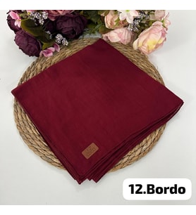 Lady Coco Rami Eşarp Bordo PRE0212