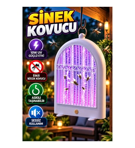 10W UV Böcek Öldürücü Lamba – Askılı ve Taşınabilir Kullanım
