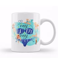 My Body My Rules Kupa Bardak Porselen