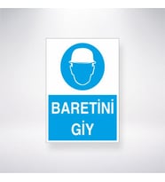 Baretini Giy 21x35 Arkası Yapışkanlı Levha