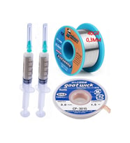 Flux Lehim Toplama,lehim Emme Tel 3,0mm Ve Lehim Teli 40gr 03mm 4