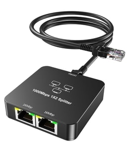 ZR861 Rj45 1To2 Gigabit Splitter Adaptör