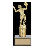 ODAK KUPA - Figürlü Kupalar - Voleybol Kadın Figürlü Kupalar FG-001 A - 23 cm