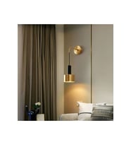 Metal Retro Dekoratif Rustik Gold Aplik