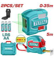 TOTAL LAZER HİZALAMA VE METRE SETİ TLL680081-1