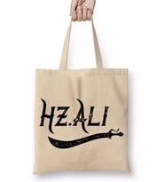 Hz Ali Alevi Zülfikar Bez Çanta Uzun Saplı