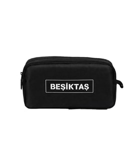 Beşiktaş Baskı Detaylı Siyah Kalem Çantası 26346