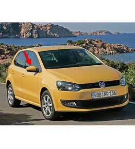 VW Polo 2010-2017 Sağ Yan Dış Dikiz Aynası Üst Kapağı 6R0857538B