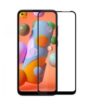 Samsung Galaxy M11 Uyumlu Ön Koruma Temperli Cam Ekran Koruyucu (Siyah)
