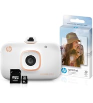 Hp Sprocket Baskılı Fotoğraf Kamerası, Hp Sprocket Fotoğraf Kağıdı 20'li, Micro SD 8 GB Hafıza Kart