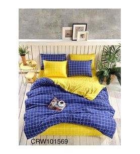 MİSS LİNDA HOME %100 Pamuklu Çift Taraflı Çift Kişilik Nevresim Takımı (Çok Renkli)