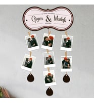 eJOYA Kişiye Özel 7'li Pola Kart & Fotoğraf Askısı 114066