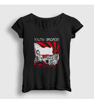 Presmono Kadın Siyah Sink With Kalifornija Youth Brigade T-Shirt 432363tt
