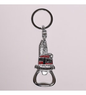 İSTANBUL YAZILI GÜMÜŞ RENGİ METAL AÇACAK-ANAH387-4