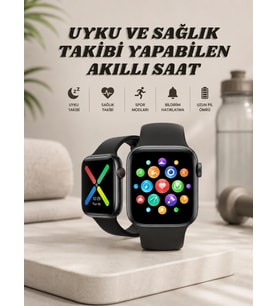 Akıllı Saat Wireless Şarj Yüksek Çözünürlüklü Müzik Dinleme Sesli Cevaplama