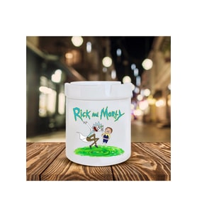 Rick And Morty Temalı Seramik Küllük