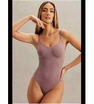 Night Kadın Dikişsiz Örgü Askılı Full Body