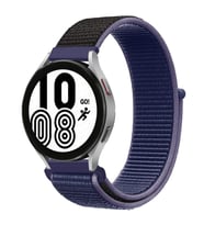 Mi Watch Color 1 / 2 Kordon Hasır Band (Siyah-Mor)