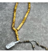 Sıkma Ateş Kehribar Tesbih 30 CM