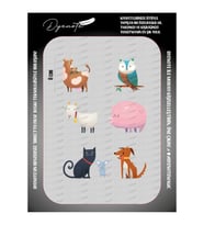 Tatlı Hayvanlar Cute Animals Press Tekstil Ütü İle Yapışabilen Transfer Baskı Kağıdı DTF BASKI (Karışık)