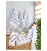 40*60 %100 Pamuk 6'lı Mutfak Havlusu (Standart)