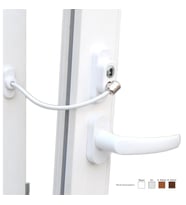 Anahtarlı Halatlı Pvc Kapı Pencere Emniyet Kilidi (5680)