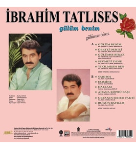 İbrahim Tatlıses Gülüm Benim LP Plak (Karışık)