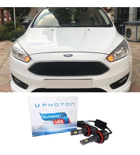 Ford Focus 3.5 Led Xenon Kısa Far Ampulü H7 Ultimate 9500 Lumens Yeni Seri Beyaz 2015-2018