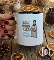 Kişiye Özel Karikatürlü Best Mom Ever Anneye Hediye Kupa Bardak Anneler Günü Hediyesi