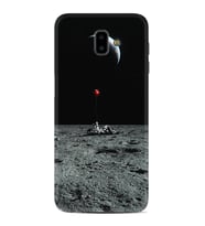 Samsung J6 Plus J7 Prime J7 Pro M20 Kılıf Desenli Silikon Astronoot Red Baloon 1608