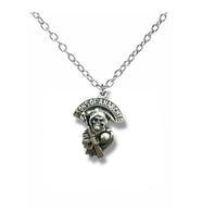 Sons of Anarchy Logo Figürlü Gümüş Renk Unisex Metal Kolye – Biker ve Dizi Temalı Takı