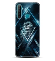 Realme 5i 5 Pro 6i 7 Pro 8 Kılıf Desemli Silikon Old Owl 1649