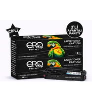 Canon MF-744cdw Siyah Muadil Toner - 7500 Sayfalık Çipli Toner - 2'li Avantaj Paket