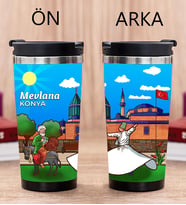 Konya Tasarımlı Fotoğraflı Termos