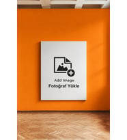 Kişiye Özel Kanvas Tablo - Doğal Ahşap Şase - Pürüzsüz Vinil Kumaş - Hediyelik - Anı