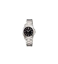 Casio LTP-1215A-1A2DF Quartz Çelik Gri Siyah Kadran 28 mm Kadın Kol Saati