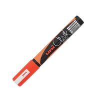 UNİ BALL PWE-5M CHALK SU BAZLI SİYAH TAHTA MARKÖRÜ 1.8-2.5 FLORESAN TURUNCU