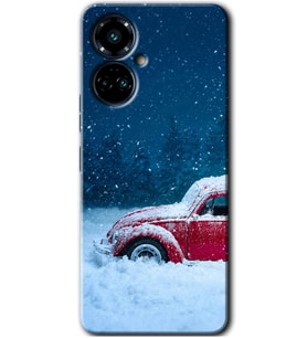 Tecno Camon 19 Pro Kılıf HD Desen Baskılı Kılıf - Karlı Vosvos