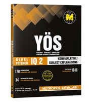 TR-YÖS GENEL YETENEK (IQ)-2 (KONU ANLATIMLI-ÖRNEK ÇÖZÜMLÜ)
