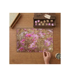 Kosmeya Çiçek Bahçesi Tasarımı 240 parça Ahşap Puzzle Ahşap Kutuda MP02033