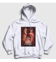 Presmono Unisex Beyaz La Rouge K-Pop Red Velvet Kapüşonlu Sweatshirt 276677tt