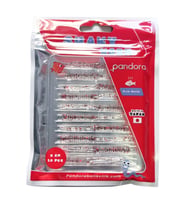 Pandora Shaky Worm 5cm 10 Adet LRF Silikonu Red Berry