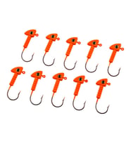 Jighead - Zoka - Kurşunlu Olta İğnesi - (XH-A 06) - Turuncu - 7 Gr - 10 Adet
