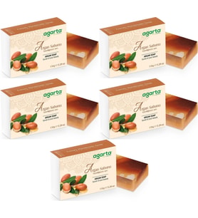 Agarta El Yapımı Doğal Sabun 150GR Argan (5 Li Set)