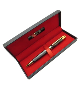 Signator® T424 Titanyum Gold Tükenmez Kalem  İsme Özel Kalem  Hediyelik Kalem (Karışık)