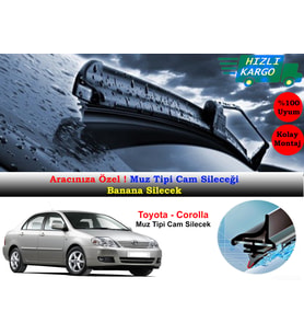 Toyota Corolla Muz Silecek Takımı 2001-2006